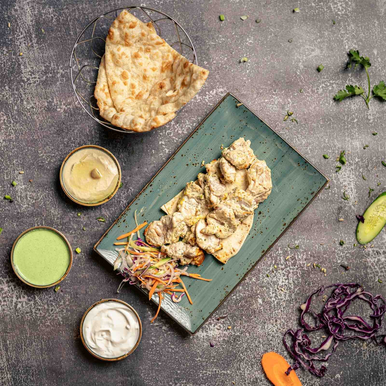 Chicken Shawarma with Naan