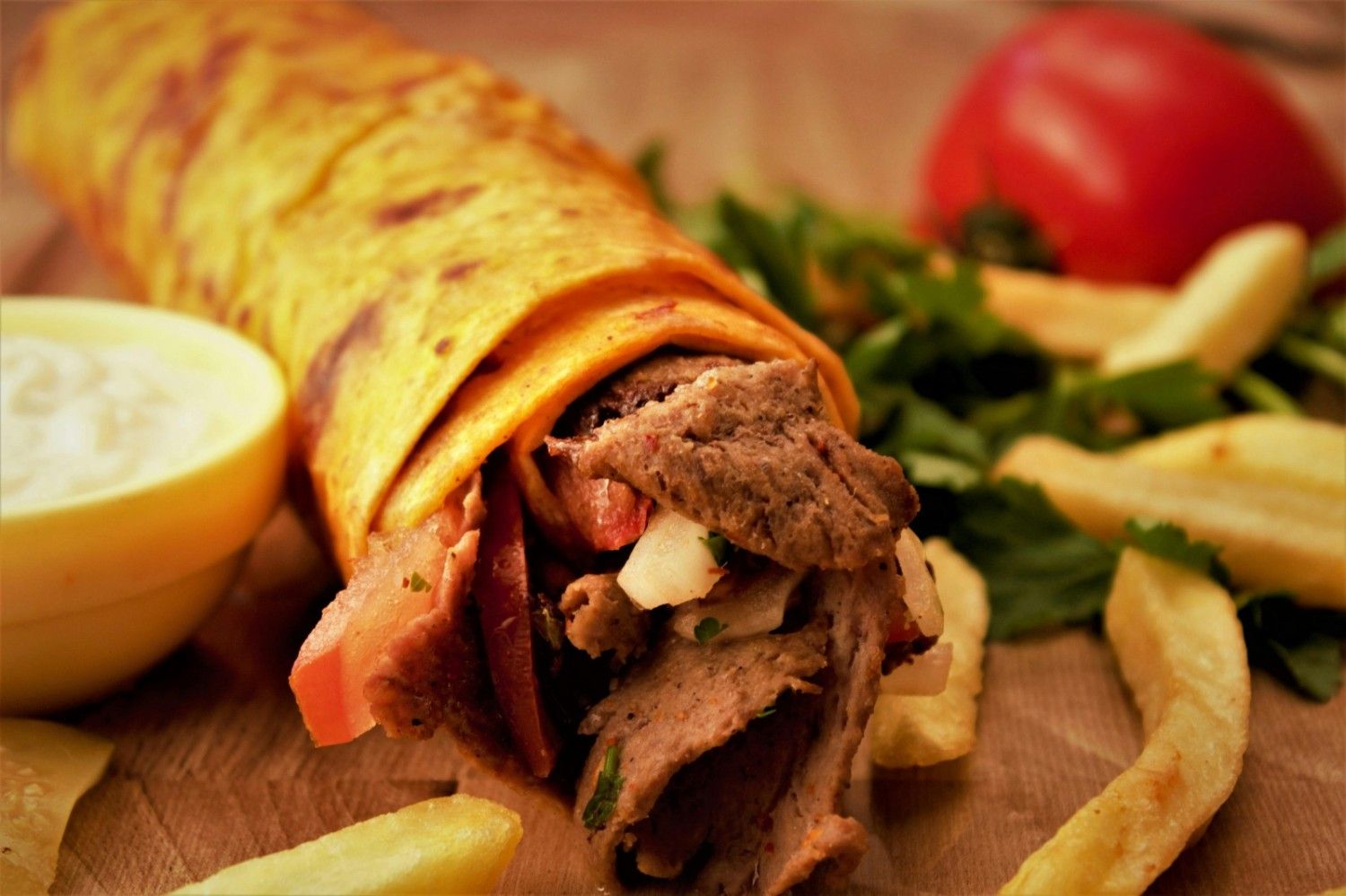 Lamb Shawarma with Samun